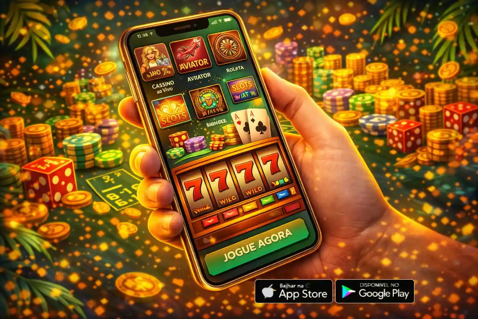 Acesso a cassino online pelo celular no Brasil