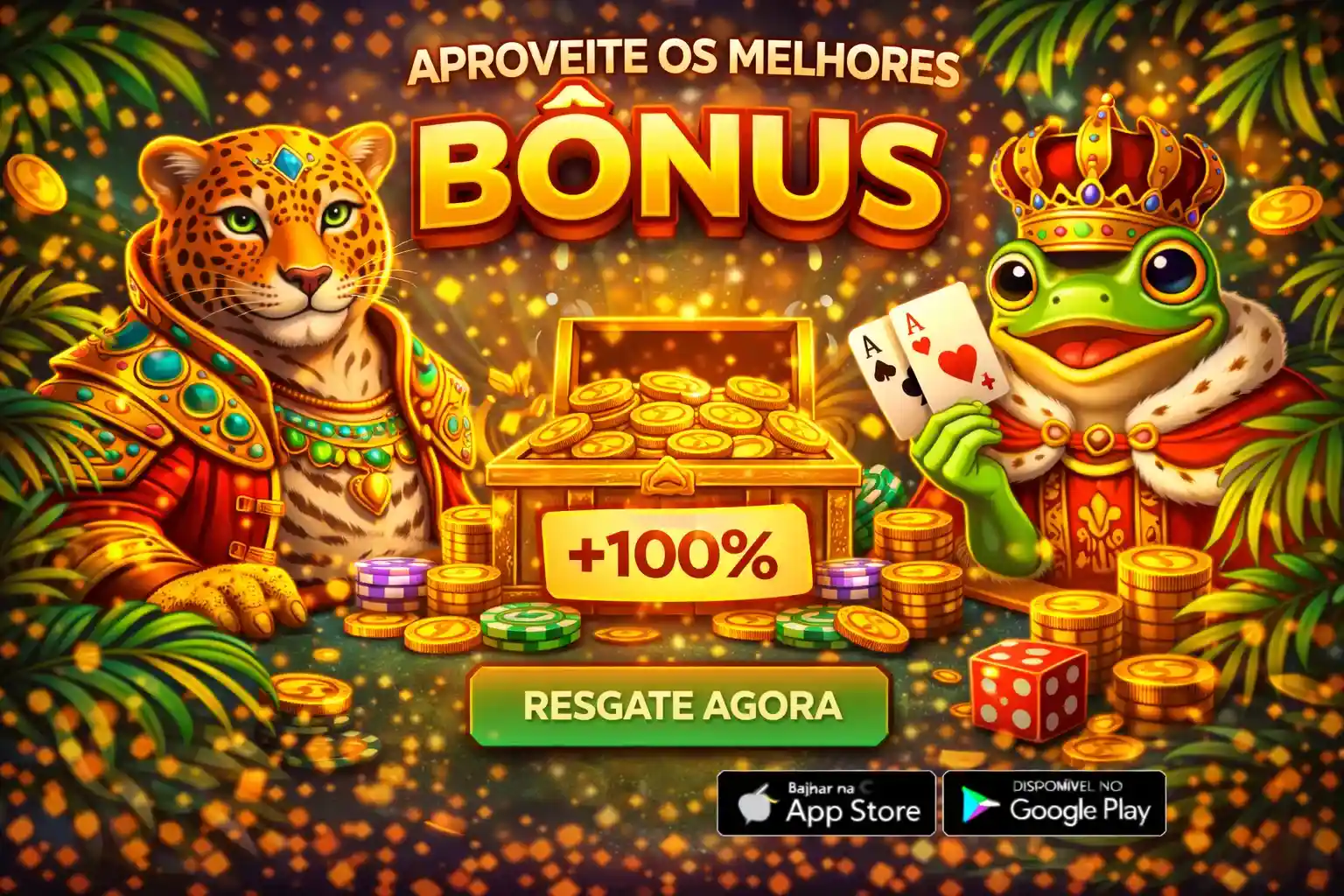 Bônus de cassino online com animais e fichas