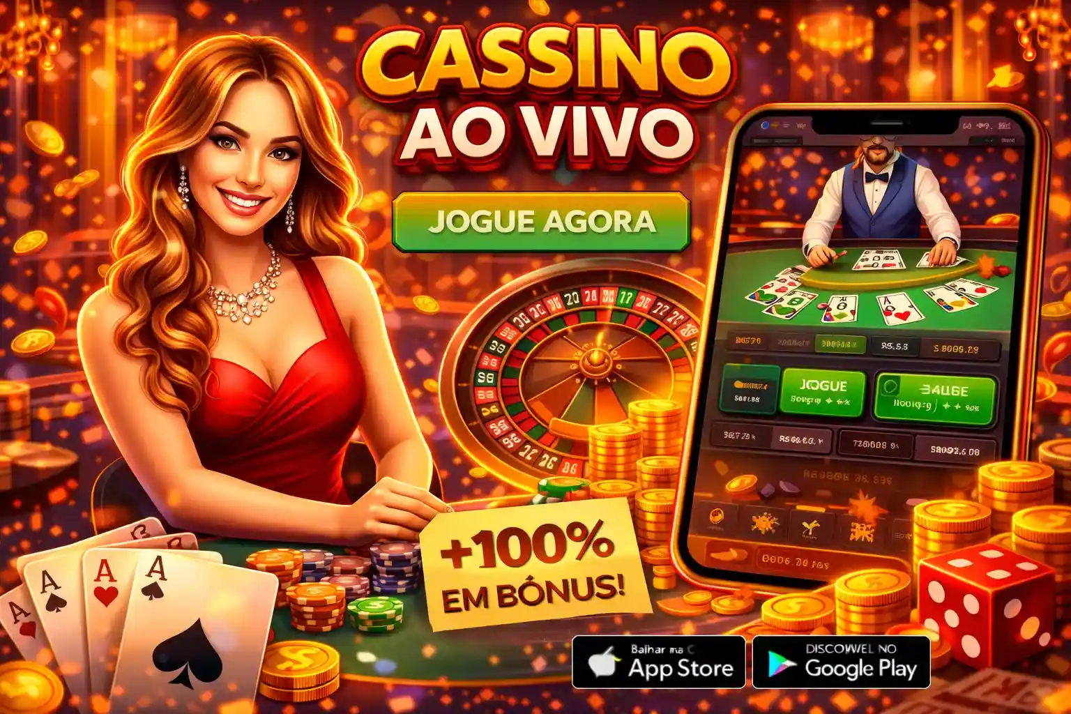 Cassino ao vivo com roleta no aplicativo